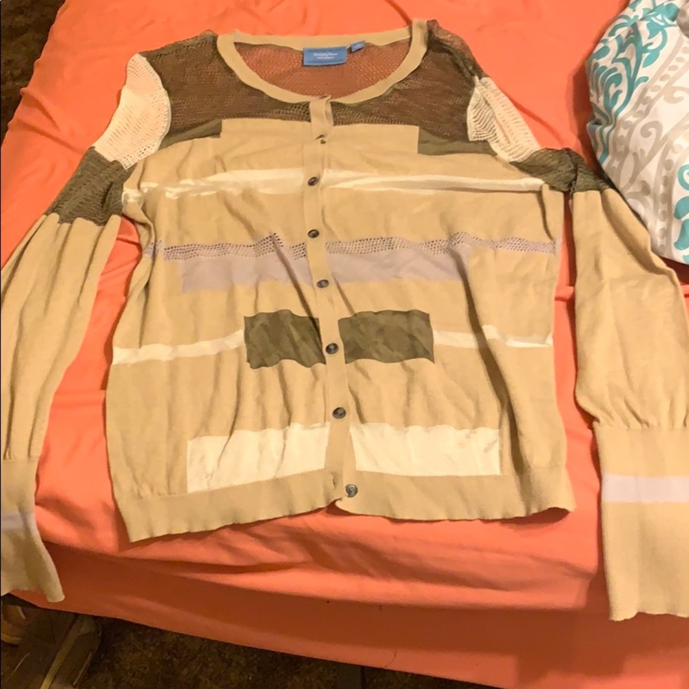 Mesh top cardigan